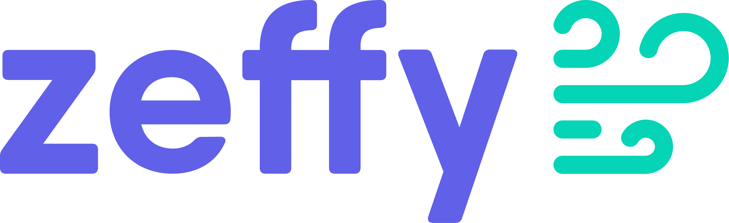 Logo Zeffy bleu et vert